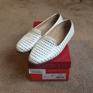 Aerosoles white loafer